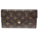 Louis Vuitton Portefeuille Sarah Men's Long Wallet