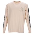 Acne Studios Video-Print T-shirt in Beige Cotton