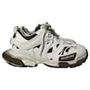 Balenciaga Track Sneakers in White Polyurethane