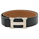 Hermes H-Belt Reversible Box Calf Leather - Hermès