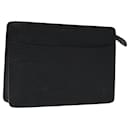 LOUIS VUITTON Epi Pochette Homme Clutch Bag Black Noir M52522 LV Auth 117084 - Louis Vuitton