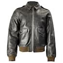 The Frankie Shop Wyatt Bomber Jacket in Black Leather - Autre Marque