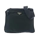 Prada Tessuto Triangle Logo Plate Shoulder Bag