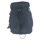 Prada Tessuto Triangle Logo Plate Backpack