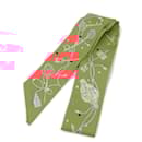 Hermes Twilly Scarf Les Cles a Pois Grenadine - Hermès