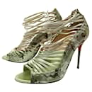 CHRISTIAN LOUBOUTIN GORTIK CAMO BOOTIE 39 CAMOUFLAGE LEATHER - Christian Louboutin