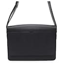 Valextra Men's Black Leather Shoulder Bag