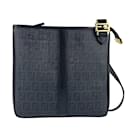 Fendi Zucchino Coated Canvas Shoulder Bag