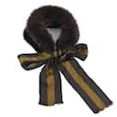 Fendi Brown Stole Scarf