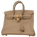 Hermes Birkin 25 Handbag in Etoupe Gray - Hermès