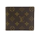 Louis Vuitton Bi-fold Wallet in Brown Canvas