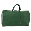 LOUIS VUITTON Epi Keepall 50 Boston Bag Green M42964 LV Auth 115513 - Louis Vuitton