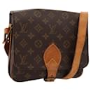 LOUIS VUITTON Monogram Cartouchiere MM Shoulder Bag M51253 LV Auth EC641 - Louis Vuitton