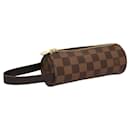 LOUIS VUITTON Damier Ebene GOLF CUP 1998 Golf Ball Case LV Auth BD1598AM - Louis Vuitton