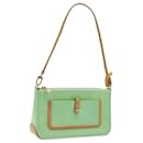 LOUIS VUITTON Monogram Vernis Mallory Square Pouch Peppermint M91293 Auth 116213 - Louis Vuitton