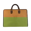Loewe Vintage Anagram Leather Briefcase