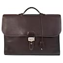 Hermes Sac a Depeche Brown Briefcase - Hermès