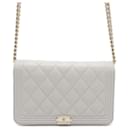 Chanel Chain Wallet Boy Matelasse