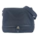 Prada Tessuto Triangle Logo Plate Messenger Bag