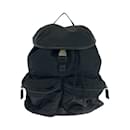Prada Tessuto Triangle Logo Plate Backpack
