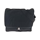 Prada Tessuto Triangle Logo Plate Messenger Bag