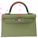 Hermes Epsom Mini Kelly 2 2way bag Rose Azalee W Stamp (2024) - Hermès