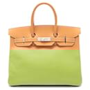 Hermes Vache Chamonix Birkin 35 Handbag Brown Silver Hardware □C Stamp (1999) - Hermès