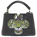 Capucines BB 2way Taurillon Leather Trapped Leopard Black - Louis Vuitton