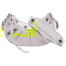 Le Cagole XS Arena Lambskin Leather 2-Ways Hobo Bag Fluo - Balenciaga