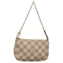LOUIS VUITTON Damier Azur Mini Pochette Accessoires Pouch N63005 Auth KD346 - Louis Vuitton