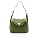 Hermes Taurillon Clemence Lindy 30 Shoulder Bag AFA009BC Stamp A (2017) - Hermès