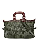 Fendi Zucca Handbag Shoulder Bag