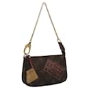 LOUIS VUITTON Monogram Label Mini Pochette Accessoires Pouch M63798 Auth KD465 - Louis Vuitton