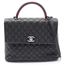 Chanel Caviar Skin Exotic Leather Coco Handle Handbag A92992