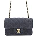 Chanel Denim Mini Flap Shoulder Bag