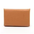 Hermes Calvi Leather Business Card Case - Hermès