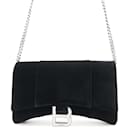 Balenciaga Chain Wallet Hourglass Velvet