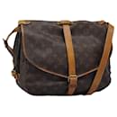 LOUIS VUITTON Monogram Saumur 35 Shoulder Bag M42254 LV Auth BD1536 - Louis Vuitton