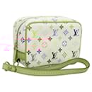 LOUIS VUITTON Trousse Wapity Multicolor Monograma Branco M58033 LV Auth BD1617AM - Louis Vuitton
