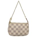 LOUIS VUITTON Damier Azur Mini Pochette Accessoires Pouch N63005 Auth KD345 - Louis Vuitton