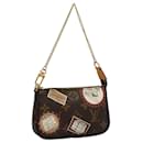 LOUIS VUITTON Mini Pochette Accessoires Pouch Monogram Patch M95804 Auth 117010A - Louis Vuitton