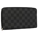 LOUIS VUITTON Damier Graphite Zippy Organizer Long Wallet N63077 Auth 117148SM - Louis Vuitton