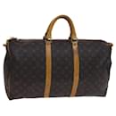 LOUIS VUITTON Monogram Keepall Bandouliere 50 Boston Bag M41416 LV Auth 116149 - Louis Vuitton