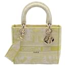 Christian Dior Lady D-Lite Medium Canvas Handbag