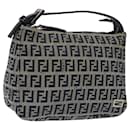 FENDI Zucchino Canvas Hand Bag Navy Auth 116200 - Fendi
