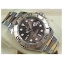 ROLEX YACHT-MASTER 40 SS x Everose Gold combination Chocolate Dial 126621 Mens - Rolex