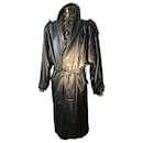 Leather coat, Versace 1980s, all original - Gianni Versace