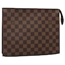 LOUIS VUITTON Damier Ebene Poche Toilette 26 Pouch N47543 LV Auth ar13444 - Louis Vuitton