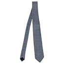 Gucci Patterned Necktie in Blue Silk