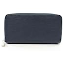 Louis Vuitton Zippy Wallet Epi Indigo Blue